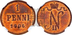 1 пенни 1906 года