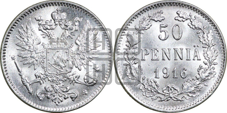 50 пенни 1916 года