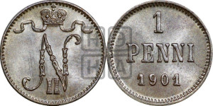 1 пенни 1901 года