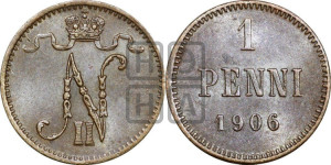 1 пенни 1906 года