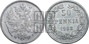 50 пенни 1908 года L