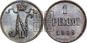 1 пенни 1909 года