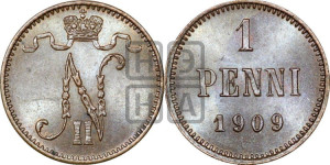 1 пенни 1909 года