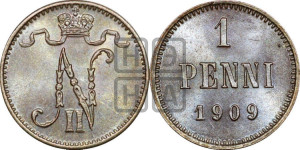 1 пенни 1909 года