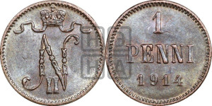 1 пенни 1914 года