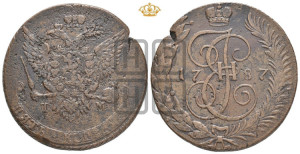 5 копеек 1787 года ТМ (ТМ, Таврический монетный двор)
