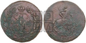 2 копейки 1763 года ММ (ММ, Красный  монетный двор)