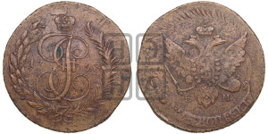5 копеек 1793 года ЕМ (Павловский перечекан)