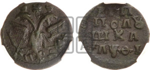Полушка 1719 года НД (НД, все разновидности без отметки редкости)
