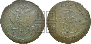 5 копеек 1764 года ЕМ (ЕМ, Екатеринбургский монетный двор)