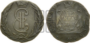 Денга 1767 года КМ (для Сибири)
