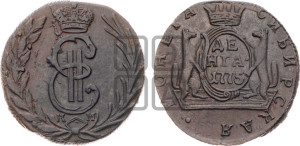Денга 1775 года КМ (для Сибири)