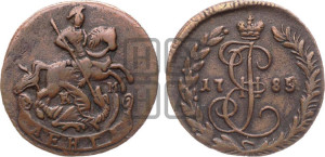 Денга 1785 года КМ (КМ, Сузунский монетный двор)