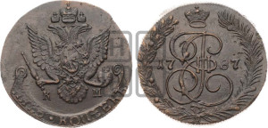 5 копеек 1787 года КМ (КМ, Сузунский монетный двор)