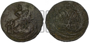 2 копейки 1761 года (гурт сетчатый)