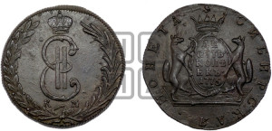 10 копеек 1775 года КМ (для Сибири)