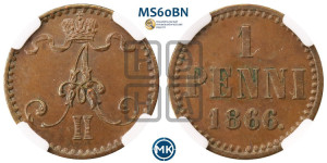 Пенни 1866 года
