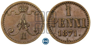 Пенни 1871 года