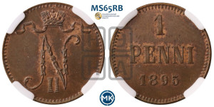 1 пенни 1895 года