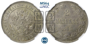 2 марки 1905 года L