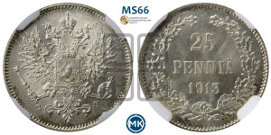 25 пенни 1913 года S