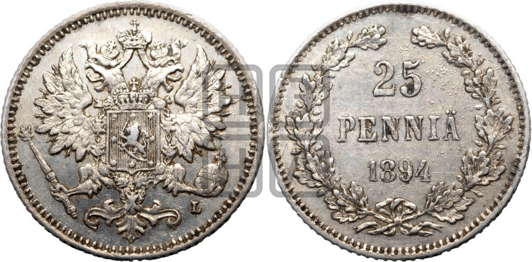 25 пенни 1894 года