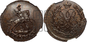 Полушка 1757 года. Новодел.