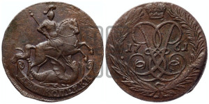 2 копейки 1761 года (гурт сетчатый)