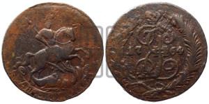 2 копейки 1764 года СПМ (СПМ, Санкт-Петербургский монетный двор)
