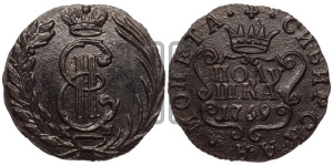 Полушка 1769 года КМ (для Сибири)
