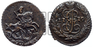 Полушка 1770 года ЕМ (ЕМ, Екатеринбургский монетный двор)
