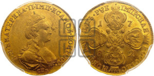 5 рублей 1782 года СПБ (новый тип, шея длиннее)