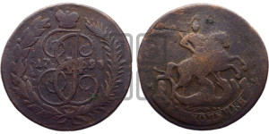 2 копейки 1795 года ММ (ММ, Красный  монетный двор)