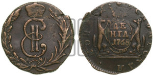 Денга 1768 года КМ (для Сибири)