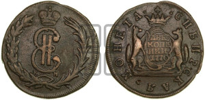 2 копейки 1770 года КМ (для Сибири)