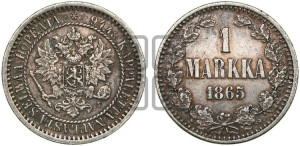 1 марка 1865 года S