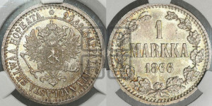 1 марка 1866 года S