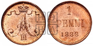 1 пенни 1888 года