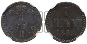 Пенни 1869 года