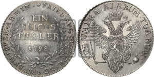 Ein reichsthaler 1798 года