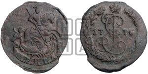 Денга 1775 года ЕМ (ЕМ, Екатеринбургский монетный двор)