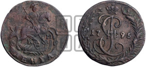 Денга 1795 года КМ (КМ, Сузунский монетный двор)
