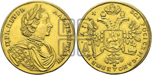 Двойной червонец 1714 года (новый тип)