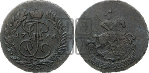 2 копейки 1766 года ММ (ММ, Красный  монетный двор)