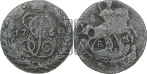 Полушка 1768 года ЕМ (ЕМ, Екатеринбургский монетный двор)
