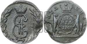 Денга 1768 года КМ (для Сибири)