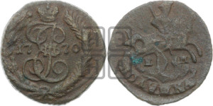 Полушка 1770 года ЕМ (ЕМ, Екатеринбургский монетный двор)