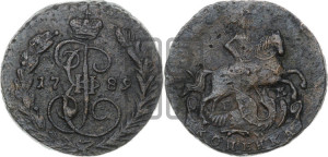 1 копейка 1789 года ЕМ (ЕМ, Екатеринбургский монетный двор)