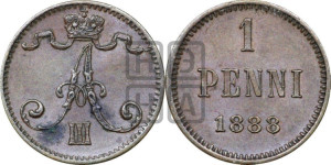 1 пенни 1888 года
