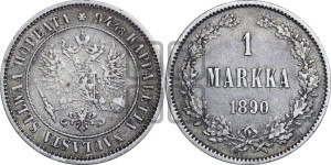 1 марка 1890 года L